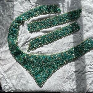 VINTAGE BEADED BELT PIECES